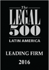 Sion Advogados was recommended in The Legal 500 guide, edition 2016